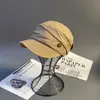 Gorra de Pico de Pato Estilo Nuevo 2025 para Mujer, Algodón y Lino, Ligera, Transpirable, Sombrero de Equitación Retro, Sombrero de Sol y Protección Solar para Primavera y Verano