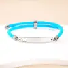 Materiales de Impresión y Grabado a Color Transfronterizos, Pequeños Regalos, Etiquetas Curvas, Pulseras Tejidas, Mariposas Huecas de Acero Inoxidable Regalos Navideños