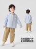 Camisa Escolar Europea Derecha para Niños Otoño 2026 Ropa Nueva para Niños Niños Bebés Camisas Estilo Primavera y Otoño para Niños Mayores Moderno
