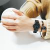 Relógio Juvenil dos Doze Signos do Zodíaco para Estudantes Masculinos e Femininos Versão Coreana Tendência de Moda Simples Casual Popular no Douyin Relógio de Quartzo