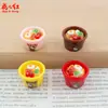 Nuevos Fideos de Cubeta de Gatito Materiales Hechos a Mano Pegamento de Crema Accesorios de Resina Decoración Colgante Adornos