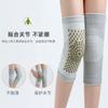 Rodillera autocalentable de ajenjo para piernas frías y viejas, para hombres y mujeres de mediana edad y ancianos, fisioterapia, funda para rodillas a prueba de frío, larga, con calefacción de doble cara