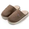Zapatillas de Algodón Baotou para Mujer Estilo Japonés 2026 Nuevo Estilo Antideslizantes Silenciosas Uso en Interiores Hogar Pareja Otoño/Invierno Hombre