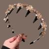 Diadema Elegante de Caña Alta para Mujer Nuevo Estilo 2025 Versátil para Salir con un Toque de Lujo Ligero Diadema Accesorio para el Cabello para Mujer de Gama Alta