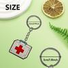 Série médica chaveiro criativo shein mochila chaveiro PVC cola macia DIY decoração carro criativo