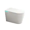 Escudo de Espuma para Vaso Sanitário de Porcelana Premium Vaso Sanitário Inteligente com Tanque de Água Tampa Flip-Top Automática Vaso Sanitário Integrado Sem Limite de Pressão de Água