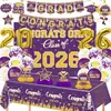 Los Suministros para Fiesta Temática Más Populares de Amazon para la Temporada de Graduación Banner de Decoración para Fiesta de Graduación Globo Colgante Tela de Fondo