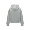 AW3419 High Street Estilo Americano Unisex Peso Pesado 420g Premium Diseño Simple Bordado Sudadera con Capucha de Corte Holgado para Hombre