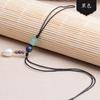 Cordón para Teléfono Móvil Semiterminado Tejido diy Perla Colgante para Llaves Bolso Colgante Joyería Colgante de Jade Colgante de Cera de Abeja Decoración Corta