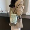 2024 Nuevo Otoño e Invierno Senmeng Mao Bolsa para Teléfono Móvil Felpa Bolsa Pequeña Bandolera de Hombro Bolsa de Orejas de Conejo Monedero para Mujer