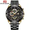 Reloj Deportivo Multifuncional Amazon para Hombre Estudiante Moda Reloj de Cuarzo Moda Luminoso Impermeable Reloj con Correa de Acero