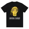 Aliexpress Transfronterizo 2025 Camiseta de Algodón para Hombre Casual Castillo de Cristal Moda Camiseta Estampada Cuello Redondo Ropa Urbana