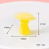 Micro-Paisaje de Musgo Setas Pequeñas Flockeadas Creativas Accesorios de Decoración DIY para Jardinería Paisajismo Mini Adornos de Resina