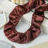 5,5cm Colorido Dupla Camada Cetim Amassado Renda Guipir Flor Trompete para Têxteis Domésticos, Decoração de Casa, Brinquedos, Roupas e Acessórios Decorativos