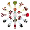 Clips para Papel Grandes con Forma de Béisbol Transfronterizos, Material de Oficina, Clips para Papel Creativos Lindos, Pines en Forma de U, Marcadores de Libros de Dibujos Animados de PVC