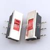 Interruptor de conversión de voltaje 115 V a 230 V, interruptor de palanca deslizante 110 V-220 V, cubierta metálica, lado del trípode