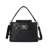 Bolsa pequena estilo Chanel com padrão de losangos, grande capacidade, de ombro único, transversal, bolsa feminina da moda, bolsa de celular de outono, bolsa de novo estilo 2026