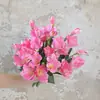 Gladiolo artificial de 3 ramas y lirio de cala para decoración de bodas, muebles, decoración exterior, flores artificiales, accesorios de fotografía