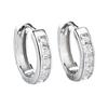S925 novos brincos de prata esterlina femininos círculo nicho design versátil aberto brincos simples de alta qualidade frios