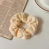 Scrunchie de rede de renda de bolinhas novo estilo coreano com um toque vintage e sofisticado, adequado para rabos de cavalo, um acessório de cabelo para meninas