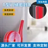 Tira de Vedação para Fresta de Porta em T e Parte Inferior de Porta Transfronteiriça Tira de Vedação Autoadesiva de Silicone para Fresta de Porta à Prova de Vento Tira de Isolamento Acústico para Porta de Vidro e Janela de Quarto