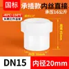 Conector de Tubería de Rosca Interna Recta de Fusión en Caliente Directa Rongsheng Pvdf, Accesorios de Rosca Interna Resistentes a Altas Temperaturas, Ácidos y Álcalis Fuertes