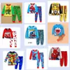Ropa Nueva para Niños Manga Larga Niño Niño Bebé Dibujos Animados Manga Larga Avión Traje para Casa Pijama k212