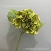 Película Western Americana Tacto a Mano Hortensia Accesorios para el Hogar Florales Lavable Hortensia de Cabeza Única con Hoja Accesorios de Boda