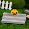 Micropaisaje de comercio exterior transfronterizo, accesorios de decoración de bolas de cristal de Halloween, calabaza fantasma sin rostro, pequeños adornos de resina
