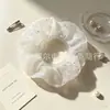 Scrunchies Doces de Malha Colorida Organza Strass Estilo Coreano Elásticos de Cabelo Loja de Joias Fornecedor Fonte Fábrica