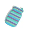 Toalla de baño nueva, engrosada, práctica, de doble cara, duradera, con rayas, para exfoliar y eliminar la suciedad, adecuada para adultos, hombres y mujeres, para uso doméstico