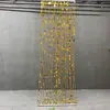 Casamento Estilo Old Money Adereços Fios de Lantejoulas Douradas Prateadas Cortinas de Contas de Cristal Decoração Cortinas Penduradas de Casamento Pingente de Teto Cortinas de Contas