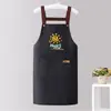 Delantal para Adultos Impermeable y a Prueba de Aceite Delantal para Cocina Casera Ropa de Trabajo para Catering y Cafetería Delantal con Logotipo Publicitario Impreso