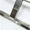 Manija Sencilla de Acero Inoxidable para Puertas de Vidrio, Puertas Correderas, Puertas de Madera, Puertas sin Marco, Manija de Tubo Cuadrado, Manija para Puerta de Vidrio