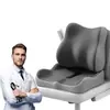 Cojín de espuma viscoelástica para descompresión del coxis, especialmente diseñado para estar sentado durante mucho tiempo en la oficina después de una cirugía, cojín de asiento transpirable para estudiantes en aulas, cojín de asiento de verano