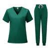 Uniformes de Enfermería Personalizados con Tejido Elástico de Toque Frío, Batas Bordadas, Ropa Médica de Enfermería Ambulatoria, Pequeños Lotes con Mínimo de Pedido Bajo
