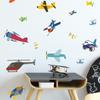Nuevo Fx-E50 Dibujos Animados Variedad de Avión Habitación Infantil Entrada Hogar Fondo de Pared Embellecimiento Adhesivo de Pared Autoadhesivo