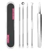 Aguja para Acné de Acero Inoxidable en Stock del Fabricante, Pinza para Acné, Pinza para Células, Pinza para Puntos Negros, Set de Agujas para Acné, Set de Herramientas para Extracción de Granos
