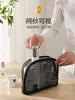 Nova Bolsa de Maquiagem de Rede Bolsa de Armazenamento de Cosméticos de Viagem Grande Capacidade Portátil Tecido de Rede Transparente Lavável