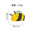 Broche Abejita Dibujo Animado Lindo Nuevo Animal Insecto Insignia Dibujo Animado Regalo para Niños Ropa Bolsas Escolares Accesorios Moderno
