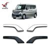 Adequado para 24 Suzuki Spacia Custom modificado pára-choques dianteiro especial lâmpada de nevoeiro sobrancelha chapeamento faixa decorativa