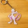 Llavero de Acrílico Dibujos Animados Anime Periférico Pokemon Colgante de Doble Cara Accesorios DIY Colgante para Bolso