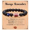 Amazon Transfronterizo Pulsera de Agata Morada Rayada Garra de Perro Cebra Pulsera Negra Mate Hecha a Mano Pulsera Explosiva Cuentas de Piedra