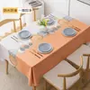 Toalha de Mesa à Prova d'Água e de Óleo Tecido Sem Lavagem Estilo Ins para Mesa de Escritório Toalha de Mesa Retangular PVC Mesa de Centro Toalha de Mesa para Casa Escandinava