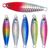 Atacado do Fabricante Chapa de Ferro Escama de Peixe de Chumbo Marca 10G-30G Isca de Pesca de Lançamento Longo Gancho Único Olho Grande Boca de Cavalo Cavala Pesca em Água Salgada
