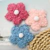 Ropa de felpa de flores pequeñas hecha a mano accesorios DIY Teddy 8CM accesorios de embalaje de ramo floral lazo de joyería