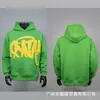 Sudadera con capucha de forro polar y espuma estilo Synaworld American Drill High Street Hip-Hop Pantalones Deportivos de Moda para Hombre