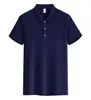 Camisa Polo Publicitária com Sensação de Gelo Bordada Personalizada com Logo 200g Fresca Sensação de Gelo Gola Manga Curta Roupa de Trabalho