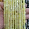 Cast Ming Trade 4*4mm pedra natural quadrada joias pedra Imperador pulseira colar acessórios de cristal joias DIY