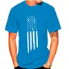 Camiseta de hombre de manga corta con estampado de nuevo estilo para jóvenes, moda, una pieza, entrega, estampado de cuatro barras verticales